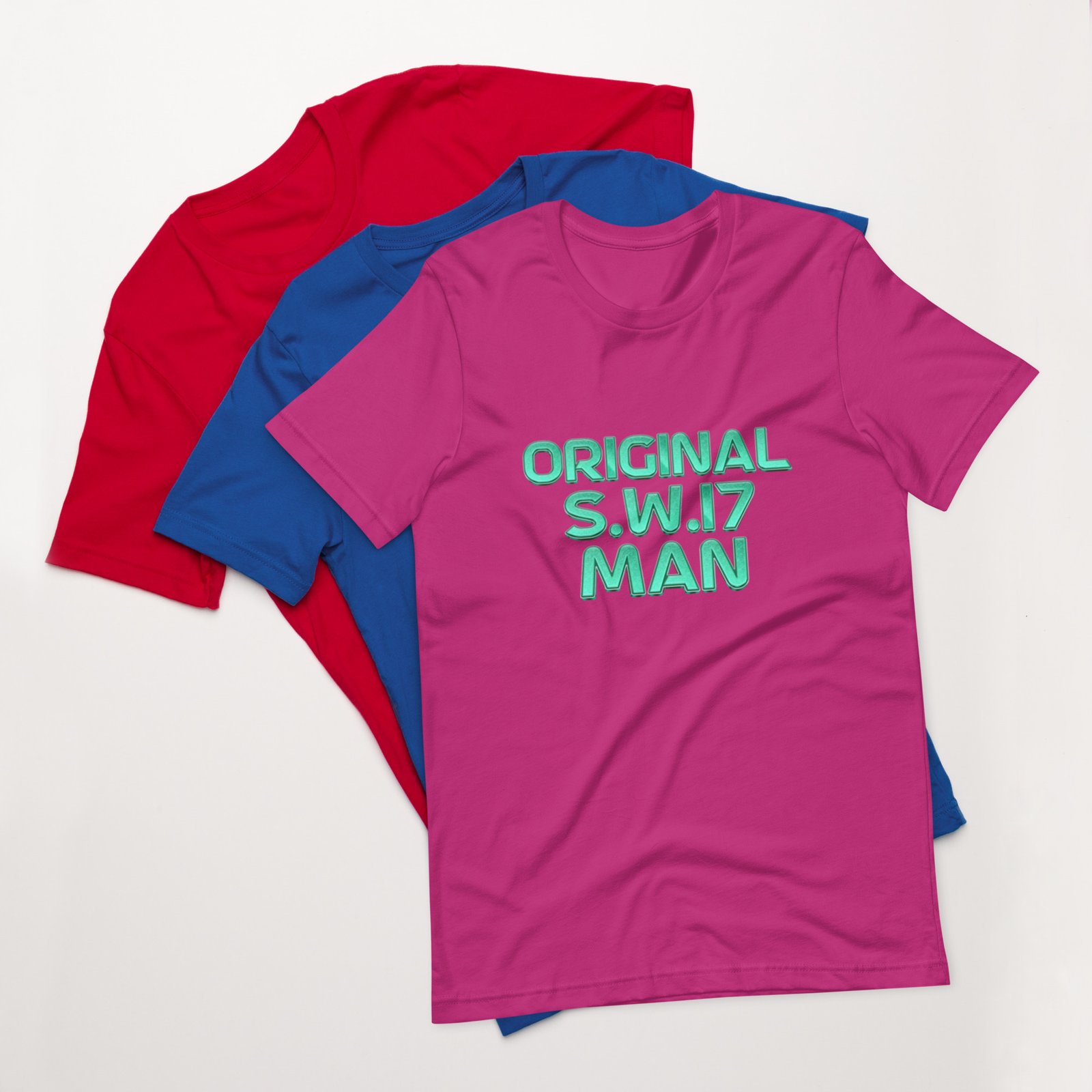 SW17 Neon Cut UK Area Postcode Unisex t-shirt - Image 7