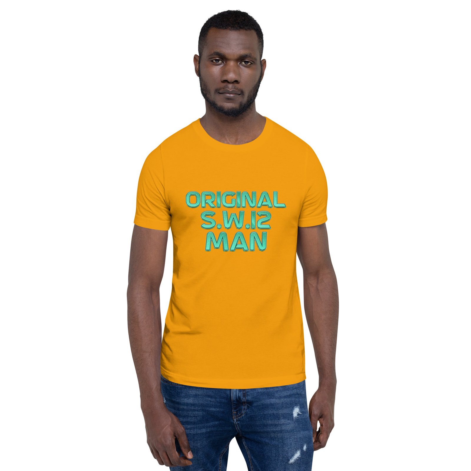 SW12 Neon Cut UK Area Postcode Unisex t-shirt - Image 37