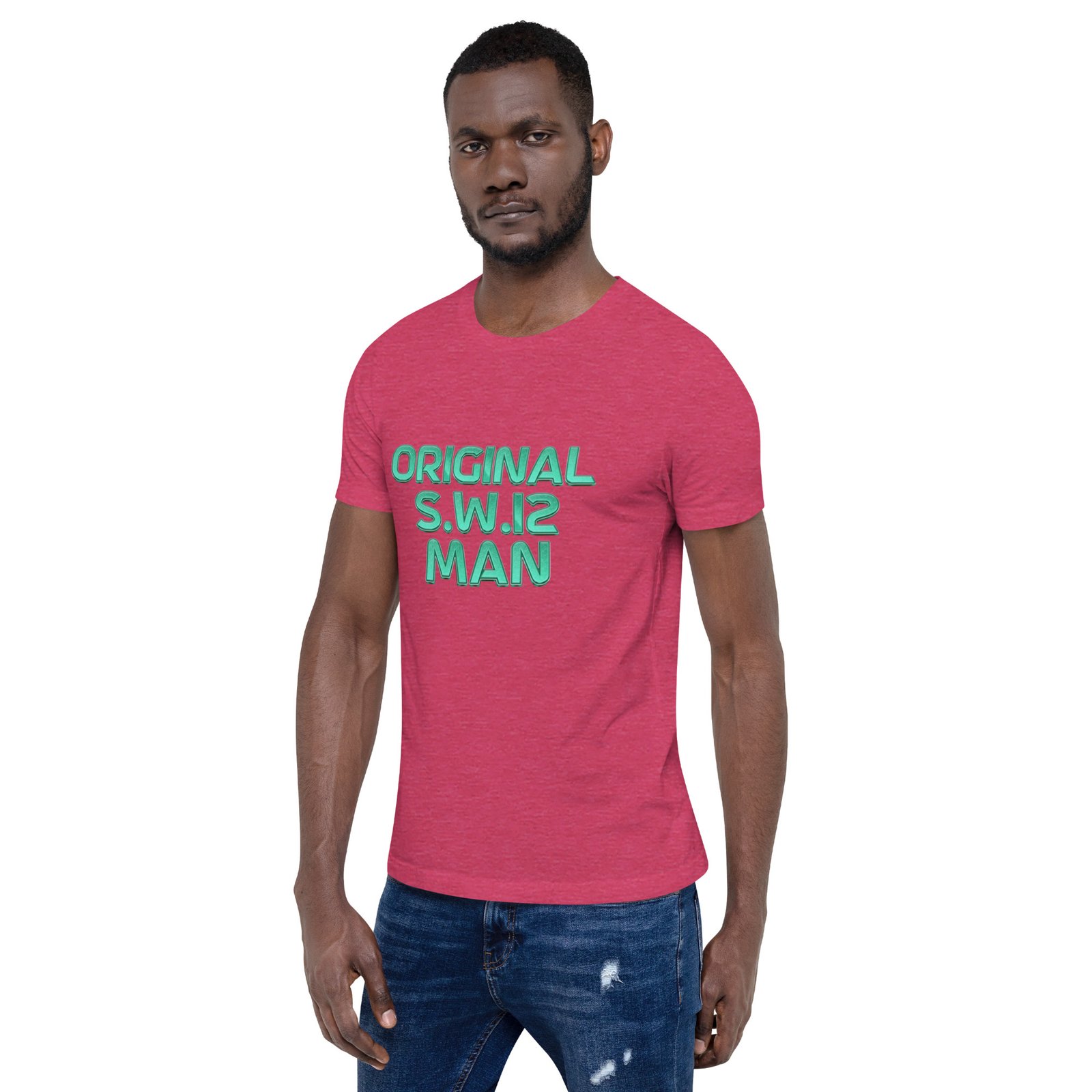 SW12 Neon Cut UK Area Postcode Unisex t-shirt - Image 28