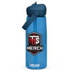 Flip Straw Water Bottle - THE MERCH SHOP - Blue CamelBak 25oz