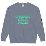 Original N.W.10 Man Navy Sweatshirt – West London Borough Drip - Unisex garment-dyed sweatshirt