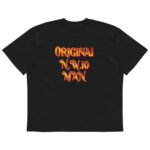 Unisex organic oversized high neck t-shirt