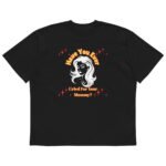 Unisex organic oversized high neck t-shirt