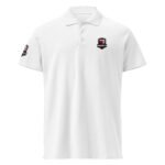 Premium Pique Polo Shirt - THE MERCH SHOP - White - Triple Logo