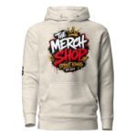 Street Kings Hoodie - Beige Graffiti - Back Front Sleeve - Unisex