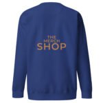 The Merch Shop Premium Sweatshirt - Back Logo - Navy