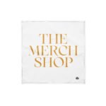 THE MERCH SHOP All-Over Print Bandana | White Gold Logo | Luxury