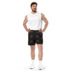 The Merch Shop Mesh Shorts - Black Gold Logo - Unisex