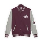 THE MERCH SHOP Varsity Jacket | Unisex Bomber | Embroidered Logo