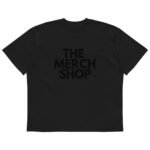 THE MERCH SHOP T-Shirt - Black Stealth Logo - Available in Various Colours