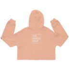 Women's Crop Hoodie - THE MERCH SHOP - Black - Box Logo Triple